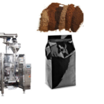 Automatic Vertical packaging machine quad bag with degassing valve for 250g coffee powder